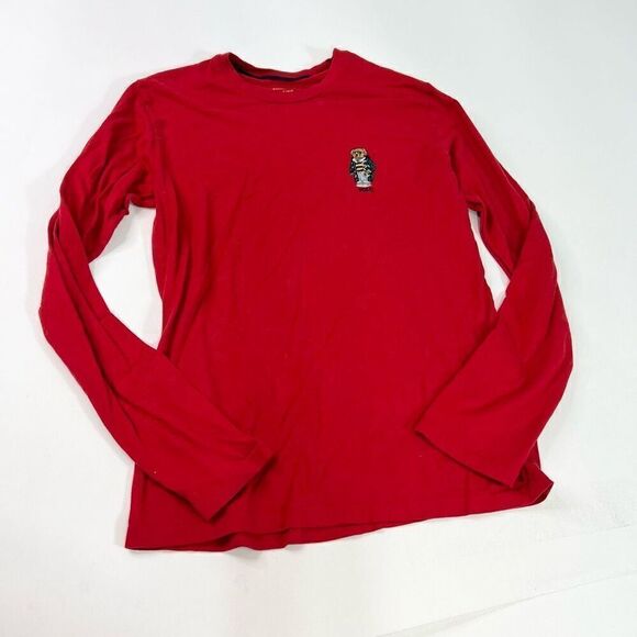 Polo Ralph Lauren Other - Polo Ralph Lauren Shirt Mens Small Red Long-Sleeve Crew Neck Bear Cotton Tee